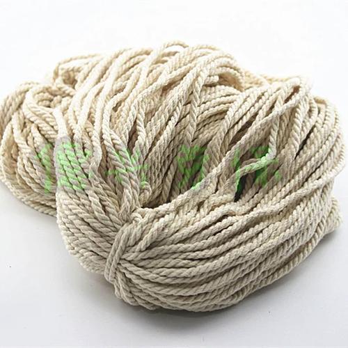diy手工布艺辅件/麻花棉线绳/棉织品3股纯棉绳 直径10mm免邮